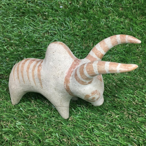 インダス文明コブウシ土偶レプリカ その他インテリア雑貨 亜・北斎