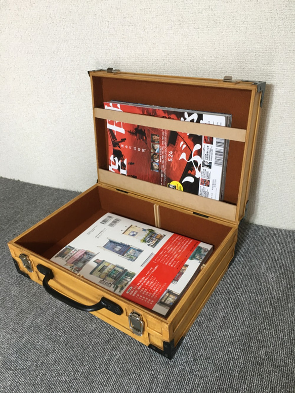 木製カバン 3枚目の画像