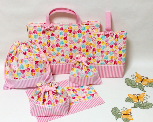 ぽむむ様ご注文  入園入学準備６点おまけつき 入園入学5点セット — COLORFUL CANDY STYLE