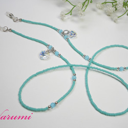 精緻SWAROVSKI手工眼鏡鏈【✿tiffany的愛戀✿眼鏡鍊】老花眼鏡‧太陽眼鏡‧各式眼鏡皆可 【小魔女的魔法部屋】 第2張的照片