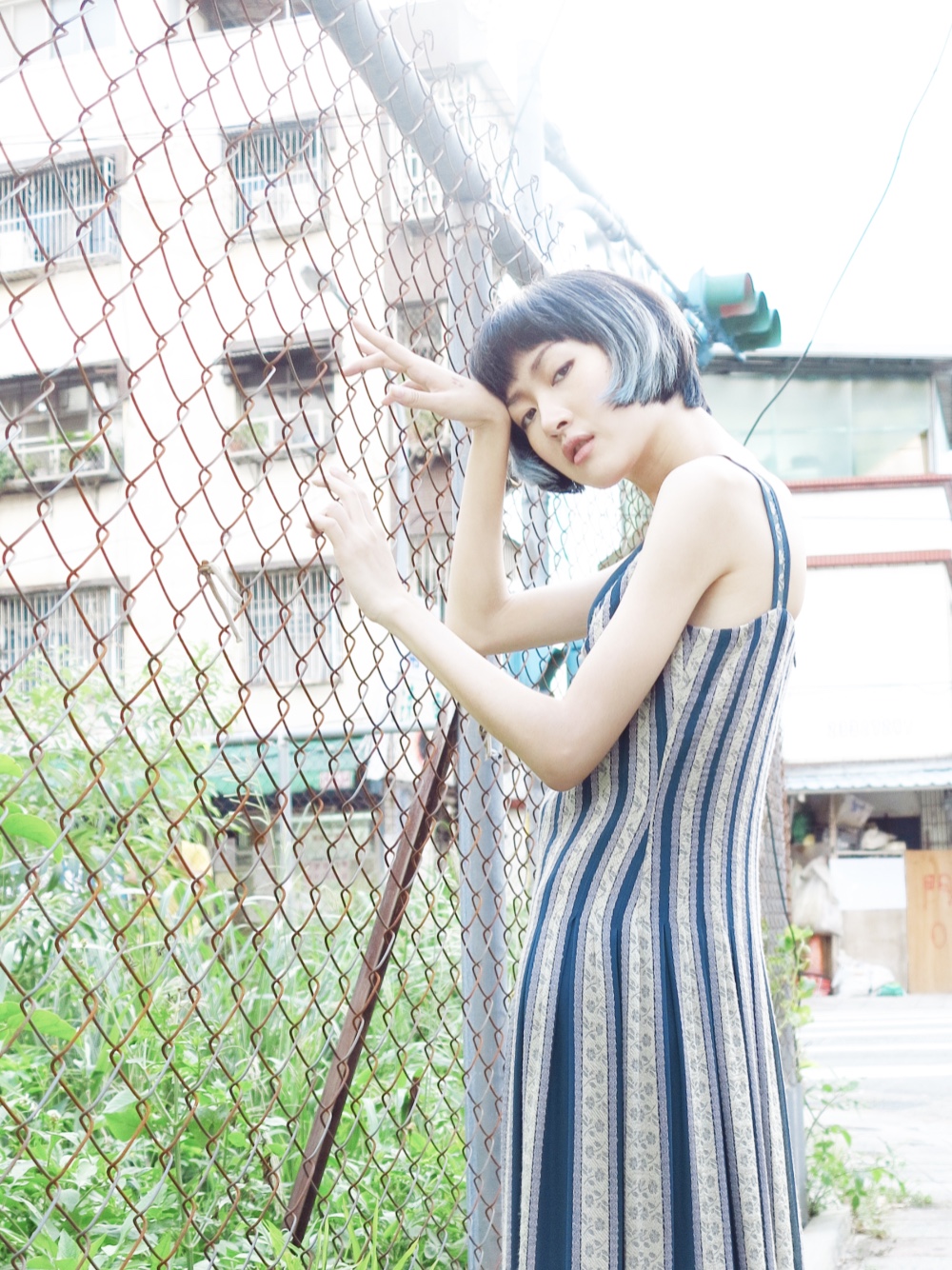 シークレットガーデン「スパゲッティストラップ付きカーテンロングドレス。 "