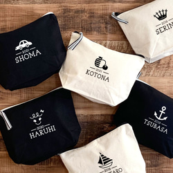 お名前入り&選べるデザインポーチ☆ 雑貨・その他 colonco 通販