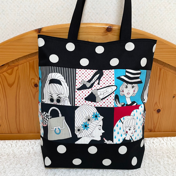 トートバッグ＊レトロモダンガール トートバッグ YUKI 通販
