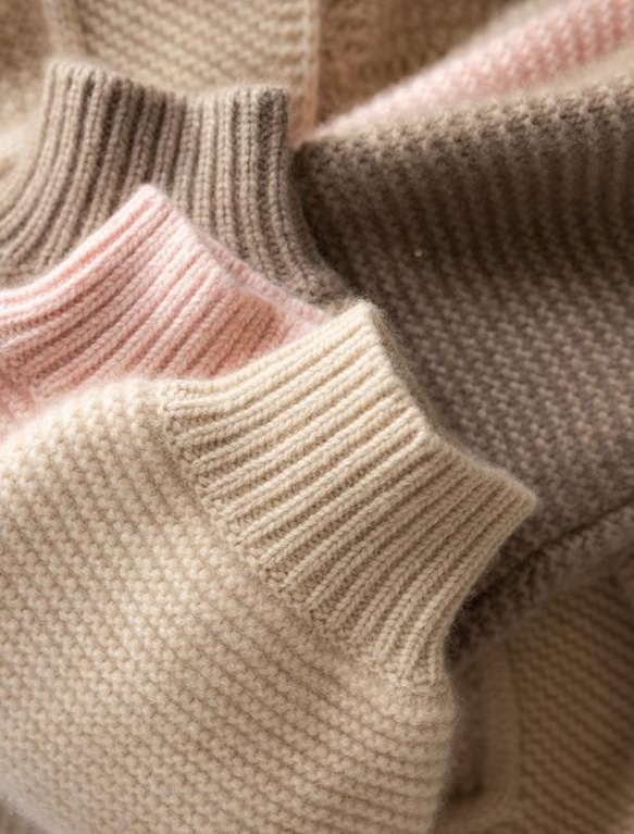 【受注製作】新品カシミア・セーター ニット オーダーメイド 豊富な色M -721 6枚目の画像