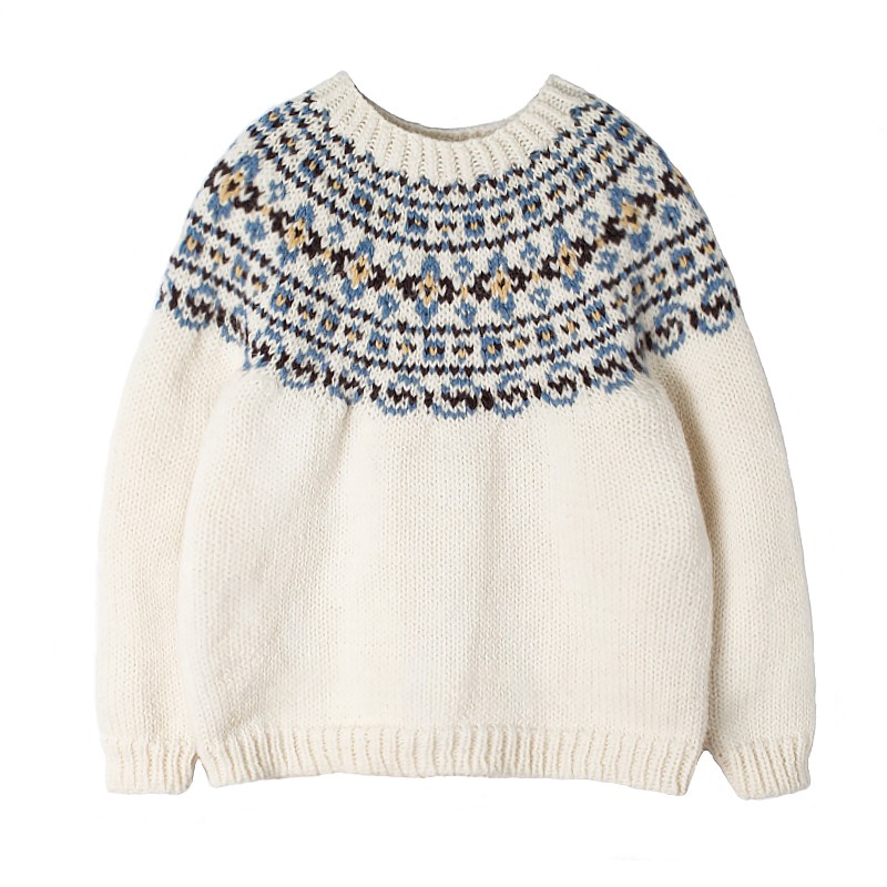 【限定】北欧風　ウール・ セーター ニットLH0987