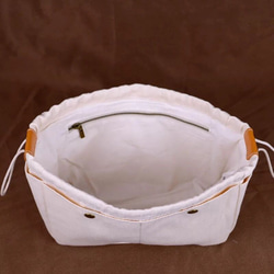 【受注製作】新作・手編み牛革ショルダトートバッグしっかりとした編み込み FB245 インナーバッグ付き 5枚目の画像