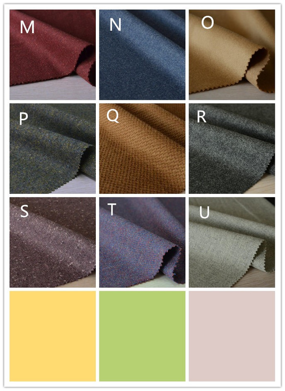 【受注製作】オーダーメイドスカート　上質羊毛ウール　豊富なカラーバリエーション　BF390 5枚目の画像