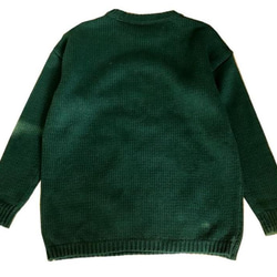 【再販】可愛いくまちゃんの编み　ウール・ セーター ニットXN00879 4枚目の画像