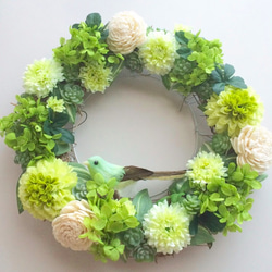 羊毛フェルト 花束白くまちゃん 『はいっ どうぞ』 羊毛フェルト 貴華