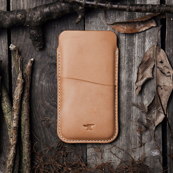 iPhone 6/6s Case With Card Pocket - Nature Tan 1枚目の画像