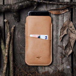 iPhone 6/6s Case With Card Pocket - Nature Tan 3枚目の画像