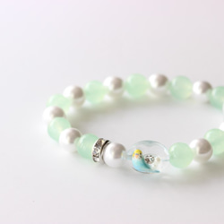 シマエナガ&天然石ブレスレット ブレスレット MILULA ROSE 通販