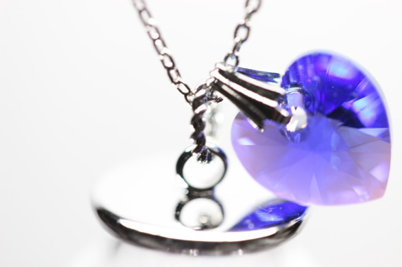 インコのガラスドームネックレス・セキセイインコ・ブルー 6枚目の画像