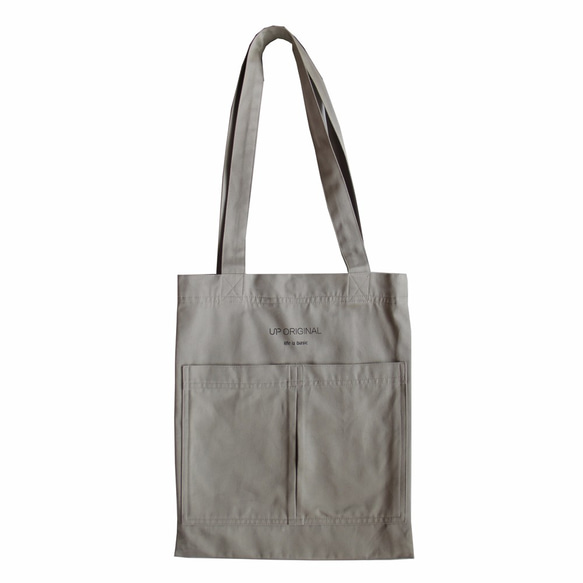 khaki classic tote bag 經典單肩包（卡其色） 第2張的照片