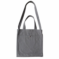 Grey two-way tote bag 兩用托特包（灰色） 第3張的照片