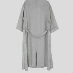 linen coat Origin 亞麻家居外套（原色） 第7張的照片