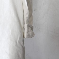 linen long shirt white亞麻家居長襯衣（白色） 第10張的照片