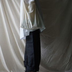 linen pants Black亞麻家居長褲 第3張的照片