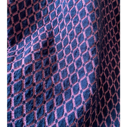 RATA❤️“蓬鬆❤️針織頭巾”❤️藍色和粉紅色圖案 第4張的照片
