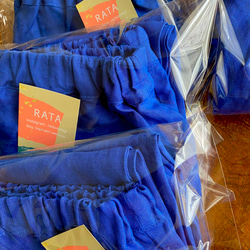 RATA ❤️ 常規長度 ❣️ 美麗鞦韆 ❤️ 成人長裙 ❤️ 亮藍色 ❤️ 100% 高品質亞麻 ❤️ 第3張的照片
