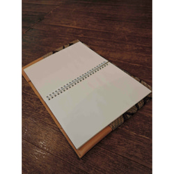 RATA レザーカバーの『note♥book』BK/A５サイズ 3枚目の画像