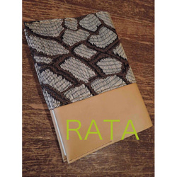 RATA レザーカバーの『note♥book』camel/A５サイズ 1枚目の画像