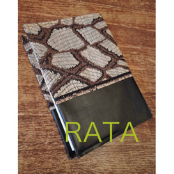 RATA レザーカバーの『note♥book』camel/A５サイズ 2枚目の画像