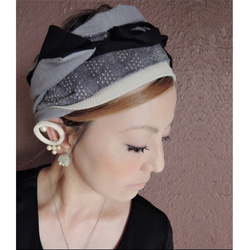 RATA「單色頭飾★黑x灰」自由搭配❤️ 第1張的照片