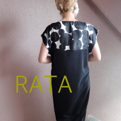 RATA新色グレー❤️『グレー×白ドットの大人なワンピース❤️』 4枚目の画像