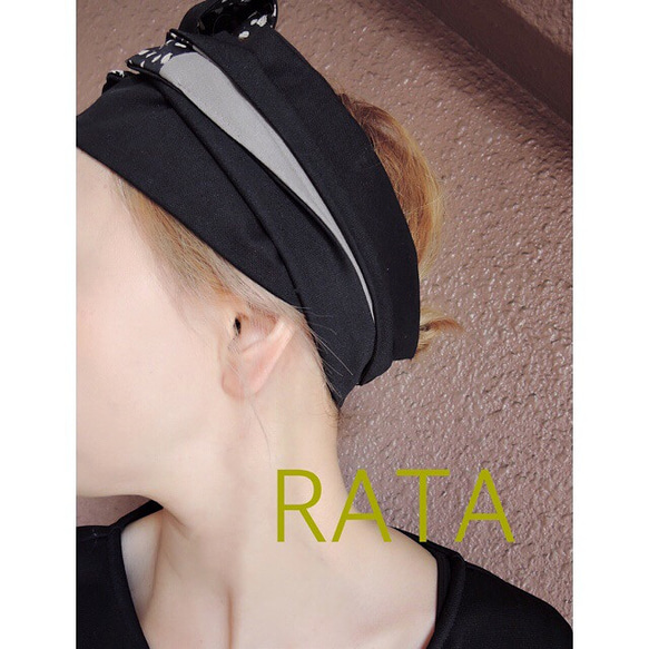 RATA ❤️“成人色❤️易卷❤️流行頭巾❤️” 第3張的照片