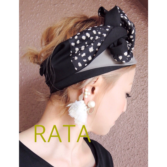 RATA ❤️“成人色❤️易卷❤️流行頭巾❤️” 第2張的照片