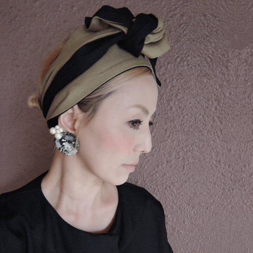 ＊handmade＊no.175 ターバン ヘアバンド handmade＊no.175