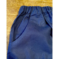 RATA❤️長度可以選擇❣️傲人輪廓❤️寬鬆寬鬆的棉麻褲」有S到L的藏青色❤️ 第4張的照片