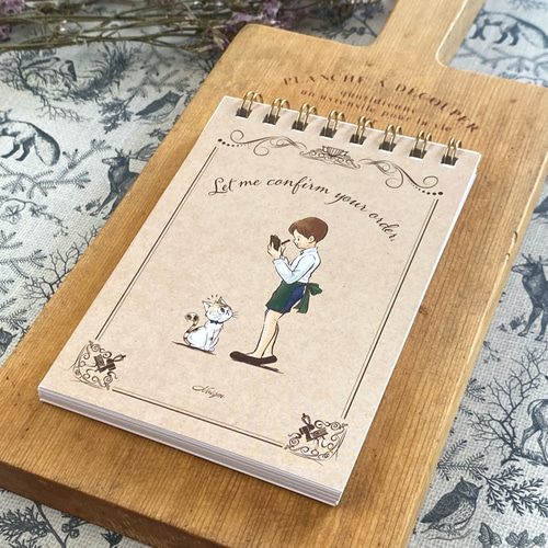 喫茶店のリングメモ帳 メモ帳 Noizm 通販 8979669｜Creema(クリーマ)