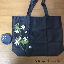 小銭入れ&ショッピングバッグ/coin purse & shopping bag☆マーガレット☆ 第1張的照片
