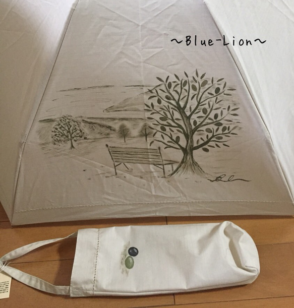 【再次上架/訂單生產】包裝免費送貨*雨雨雨傘☆橄欖☆ 第2張的照片
