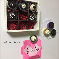 再次上架*送貨免費禮品包裝帶*盒巧克力每一個磁體（9 12支） 第4張的照片