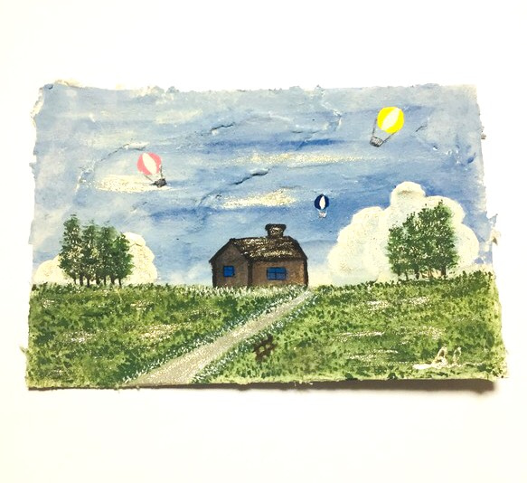 絵画　粘土　額 絵画　粘土　額