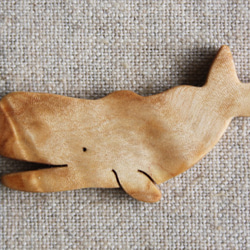 マッコウクジラ木製アクセサリー（セミオーダー） 1枚目の画像