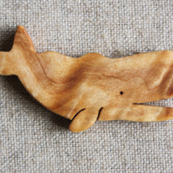 マッコウクジラ木製アクセサリー（セミオーダー） 5枚目の画像