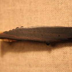 クジラ木製ネクタイピン 1枚目の画像