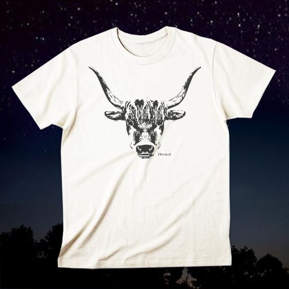 12星座Ｔシャツ「Taurus（牡牛座）4/20～5/20」 S 1枚目の画像