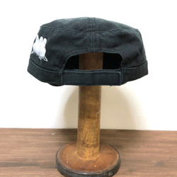 ワークキャップ「シマエナガ」BLK 2枚目の画像