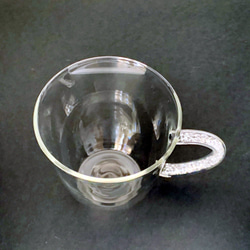 耐熱ガラスのビーズ入りマグカップ 4 3枚目の画像