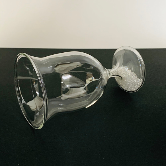 耐熱ガラスのビーズ入りフレーバーグラス 2 2枚目の画像