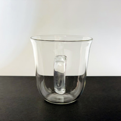 ※【Creema限定 春の福袋】耐熱ガラスのマグカップ 33（肉厚タイプ/ペアセット） 3枚目の画像