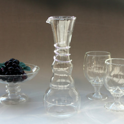 手作りガラスのワインデキャンタ 3 3枚目の画像