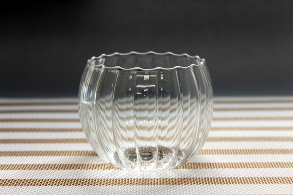 手作りガラスのフリーカップ 4（ボウル2点セット） 8枚目の画像