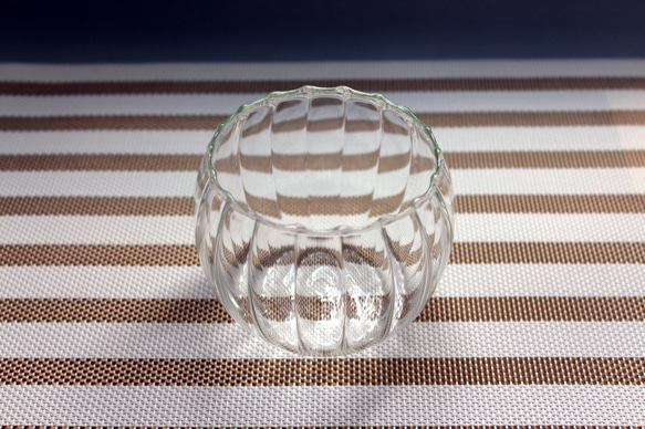 手作りガラスのフリーカップ 4（ボウル2点セット） 6枚目の画像