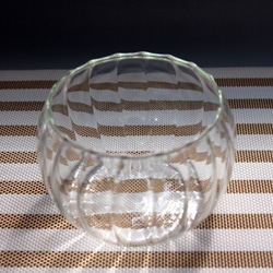 手作りガラスのフリーカップ 5（ボウル3点セット） 5枚目の画像